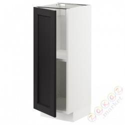 ⭐METOD⭐Кабинет ул./полки, белый/Lerhyttan черный морилка, 30x37 cm⭐ИКЕА-19465179