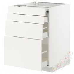 ⭐METOD / MAXIMERA⭐Кабинет ул. сwysuwanym blatem/3шу, белый/Веддинге белый, 60x60 cm⭐ИКЕА-39419148