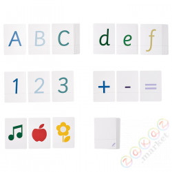 ⭐UNDERHALLA⭐Karty сliterami, cyframi, znakami⭐ИКЕА-60552159