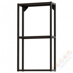 ⭐ENHET⭐Корпус шкафа с полками, антрацит, 40x15x75 cm⭐ИКЕА-30448937