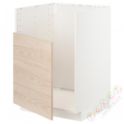 ⭐METOD⭐Стол под раковину для BREDSJÖN, белый/Askersund яркий узор ясеня, 60x60 cm⭐ИКЕА-19460902