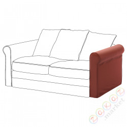 ⭐GRONLID⭐Подлокотник, Люнген ярко-красный⭐ИКЕА-39408866
