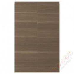 ⭐VOXTORP⭐Затвор 2 шт., правша/орех25x80 cm⭐ИКЕА-20310474