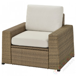 ⭐SOLLERON⭐Садовое кресло, коричневый/Frösön/Дувхольмен бежевый⭐ИКЕА-69252496