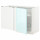 ⭐METOD⭐Напольный шкаф угловой H. полка, белый Järsta/блеск светло-бирюзовый, 128x68 cm⭐ИКЕА-99458108 ⭐METOD⭐Напольный шкаф угловой H. полка, белый Järsta/блеск светло-бирюзовый, 128x68 cm⭐ИКЕА-99458108