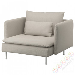 ⭐SODERHAMN⭐Кресло, Fridtuna светло-бежевый⭐ИКЕА-89449647