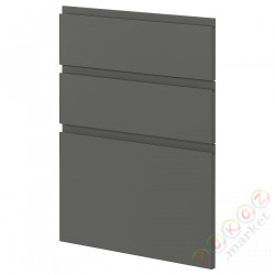 ⭐METOD⭐3 фасады посудомоечных машин, Voxtorpтемно-серый, 60 cm⭐ИКЕА-49449913