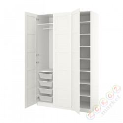 ⭐PAX / BERGSBO⭐Гардероб, белый/белый, 150x60x236 cm⭐ИКЕА-19127297