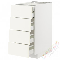⭐METOD / MAXIMERA⭐Sза stj 4fr/2n/3śr шу, белый/Vallstena белый, 40x60 cm⭐ИКЕА-39507164