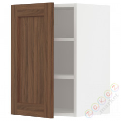 ⭐METOD⭐Навесной шкаф с полками, белый Enköping/коричневый орех, 40x60 cm⭐ИКЕА-39475101