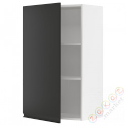 ⭐METOD⭐Навесной шкаф с полками, белый/Upplöv матантрацит, 60x100 cm⭐ИКЕА-09493026