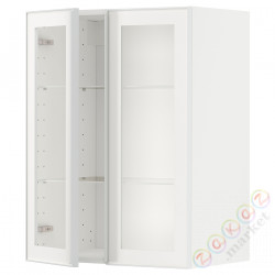 ⭐METOD⭐Шах половина/2 стакан Drz, белый/Hejsta белое прозрачное стекло, 60x80 cm⭐ИКЕА-79490562