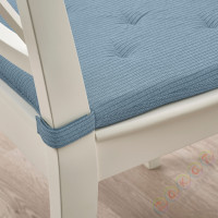 ⭐JUSTINA⭐Подушка стула, серо-голубой, 42/35x40x4 cm⭐ИКЕА-60567599