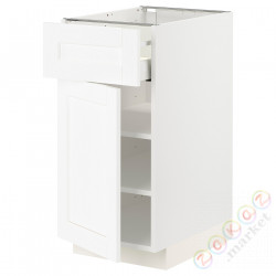 ⭐METOD / MAXIMERA⭐Кабинет stj/дверь, белый Enköping/белый имитация дерева, 40x60 cm⭐ИКЕА-39473423