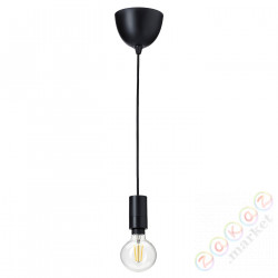 ⭐SUNNEBY / TRADFRI⭐Подвесной светильник сżarówką, черный/smart теплыйбелый⭐ИКЕА-89517014