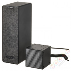 ⭐SYMFONISK⭐Głośnik regałowy сośw. LED, черный/gen 2⭐ИКЕА-39500723