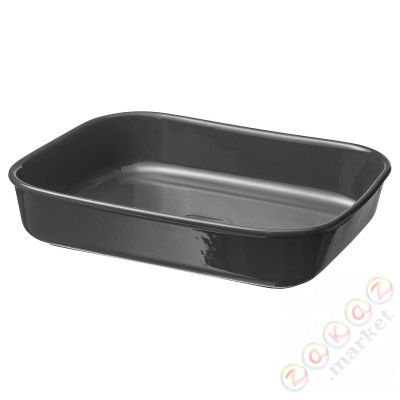 ⭐VARDAGEN⭐Жаропрочная посуда, прямоугольник/темно-серый33x26 cm⭐ИКЕА-70297272