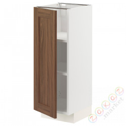 ⭐METOD⭐Кабинет ул./полки, белый Enköping/коричневый орех, 30x37 cm⭐ИКЕА-99475018