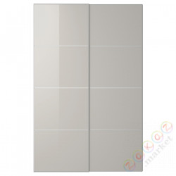 ⭐HOKKSUND⭐Drzв и скольжение, блеск светло-серый, 150x236 cm⭐ИКЕА-69439710