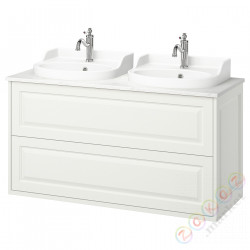 ⭐TANNFORSEN / RUTSJON⭐Sзаf umyw сящики/umyw/baterie, белый/белый имитация мрамора, 122x49x76 cm⭐ИКЕА-39521612