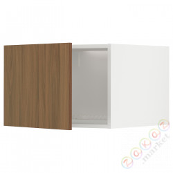 ⭐METOD⭐Верх для холодильника/морозильная камера, белый/Tistorp подражаниеacja коричневыйowego орехa, 60x40 cm⭐ИКЕА-99518904