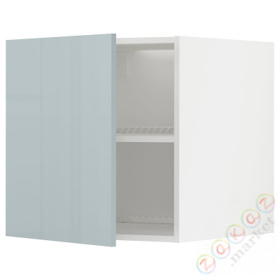 ⭐METOD⭐Верх для холодильника/морозильная камера, белый/Kallarp jasnoсерый-синий, 60x60 cm⭐ИКЕА-79479461