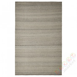 ⭐TIDTABELL⭐Коврик ровный, Серый, 133x195 cm⭐ИКЕА-10561854