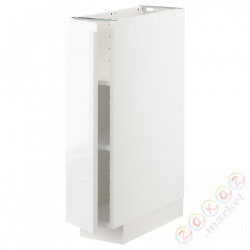 ⭐METOD⭐Кабинет ул./полки, белый/Блеск Voxtorp/белый, 20x60 cm⭐ИКЕА-59464502