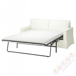 ⭐HYLTARP⭐Диван 2-человекowa разложитьadана, Hallarp белый⭐ИКЕА-59489588