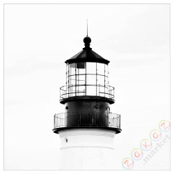 ⭐PJATTERYD⭐Образ, widok na latarnię morską, 56x56 cm⭐ИКЕА-40545725