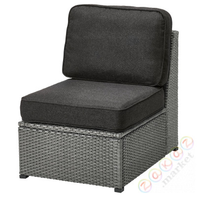 ⭐SOLLERON⭐Sekcja для сидения sofy modułowej, внешний темно-серый/Ярпён/Дувхольмен антрацит⭐ИКЕА-09559913