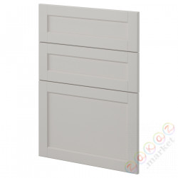⭐METOD⭐3 фасады посудомоечных машин, Lerhyttan светло-серый, 60 cm⭐ИКЕА-49449885