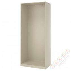 ⭐PAX⭐Каркас гардероба, серо-бежевый, 100x58x236 cm⭐ИКЕА-00458206