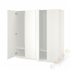 ⭐PAX / FORSAND⭐Гардероб, белый/белый, 200x60x201 cm⭐ИКЕА-69501033