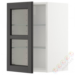 ⭐METOD⭐Шах половина/стакан Drz, белый/Lerhyttan черный морилка, 40x60 cm⭐ИКЕА-09463133