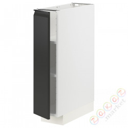 ⭐METOD⭐Кабинет ул./полки, белый/Upplöv матантрацит, 20x60 cm⭐ИКЕА-89493956