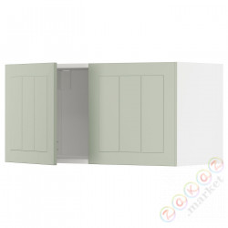 ⭐METOD⭐настенный шкаф/2 дверь, белый/Stensund светло-зеленый, 80x40 cm⭐ИКЕА-19486252