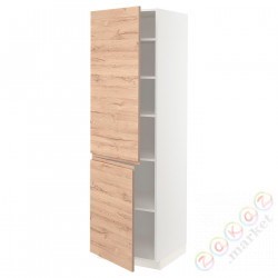 ⭐METOD⭐Высокий шкаф с полками/2Drz⭐ИКЕА-29460812