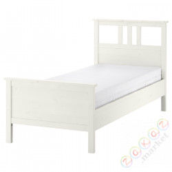 ⭐HEMNES⭐Łóżko, белое пятно/Åkrehamn жесткий, 90x200 cm⭐ИКЕА-59536815