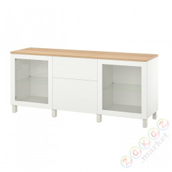 ⭐BESTA⭐Сочетание с ящики, Синдвик белый/Лаппвикен/Stubbarp белый, 180x42x76 cm⭐ИКЕА-99440463