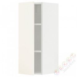 ⭐METOD⭐Навесной шкаф с полками, белый/Vallstena белый, 30x80 cm⭐ИКЕА-69507271