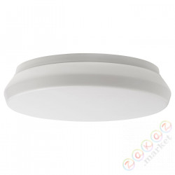 ⭐STOFTMOLN⭐Люстра/настенный светодиод, smart беспроводной затемняемый/теплыйбелый белый, 24 cm⭐ИКЕА-30497490