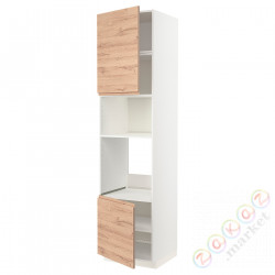 ⭐METOD⭐Шестой огромный/микрофон 2dr/половина, белый/Voxtorpподражание. дуб, 60x60x240 cm⭐ИКЕА-19454816