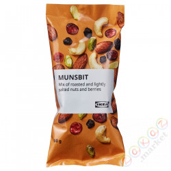 ⭐MUNSBIT⭐MieszАнка prażone орехy/jagodowe, lekko соленый, 60 g⭐ИКЕА-70506416