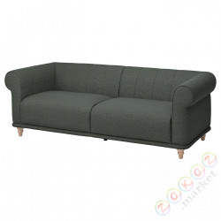 ⭐VISKAFORS⭐Диван 3-человекowa, Lejde/Серый/зеленый береза⭐ИКЕА-29443337