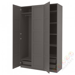 ⭐PAX / BERGSBO⭐Комбинация шкафов, темно-серый, 150x60x236 cm⭐ИКЕА-79431332