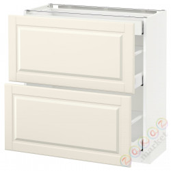⭐METOD / MAXIMERA⭐Sсstj 2fr/3шу, белый/Bodbyn сливочный, 80x37 cm⭐ИКЕА-99051745