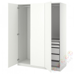 ⭐PAX / FORSAND⭐Комбинация шкафов, белый/белый, 150x60x201 cm⭐ИКЕА-39501652