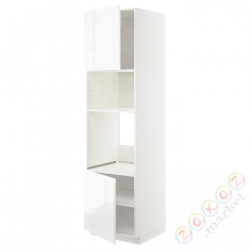 ⭐METOD⭐Шестой огромный/микрофон 2dr/половина, белый/Блеск Voxtorp/белый, 60x60x220 cm⭐ИКЕА-99456883