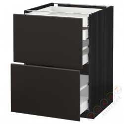 ⭐METOD / MAXIMERA⭐Sсstj 2fr/2n/śr/в шу, черный/Кунгсбака антрацит, 60x60 cm⭐ИКЕА-49212425